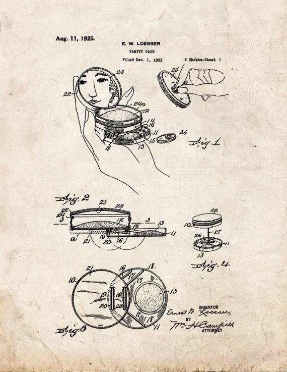 Patent Blueprint 2043 1 12 A4 Photo Print