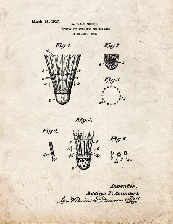 Patent Blueprint 2045 1 12 A4 Photo Print
