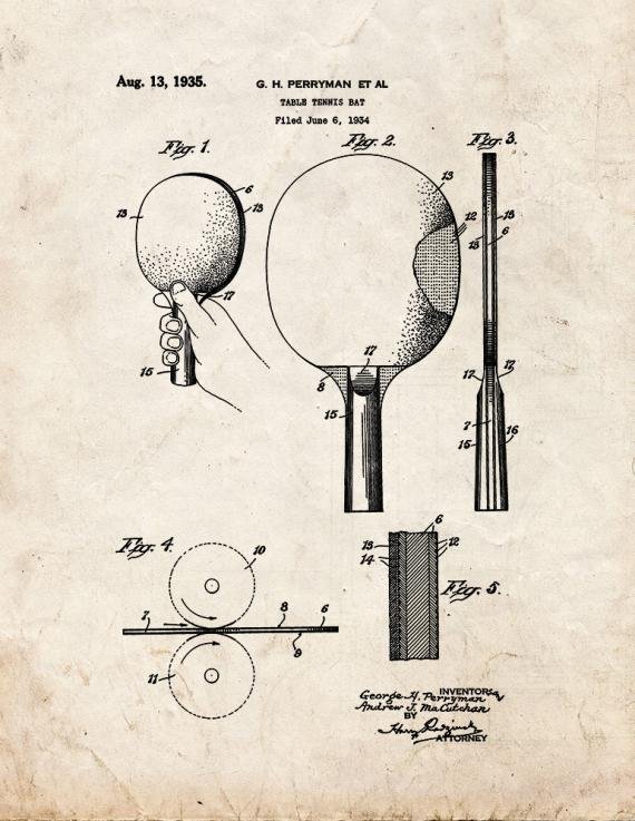 Patent Blueprint 2055 1 12 A4 Photo Print