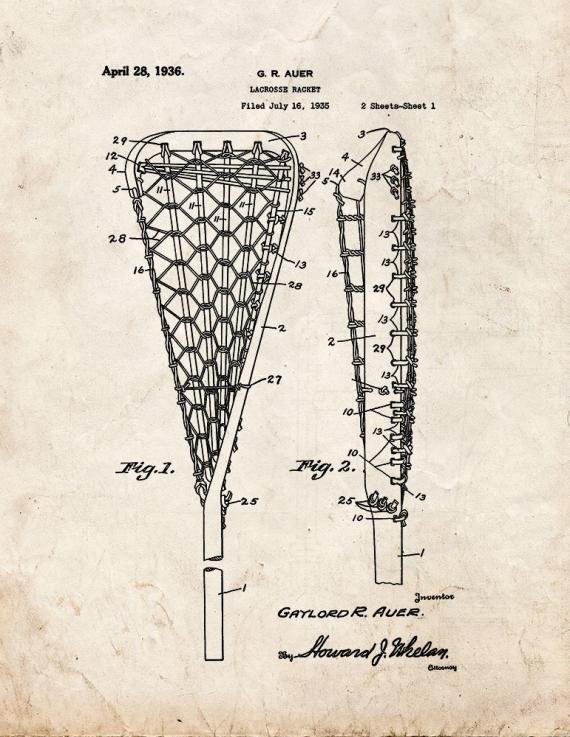 Patent Blueprint 2057 1 12 A4 Photo Print