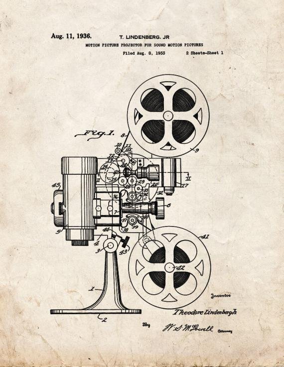 Patent Blueprint 2059 1 12 A4 Photo Print