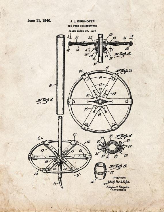 Patent Blueprint 2068 1 12 A4 Photo Print