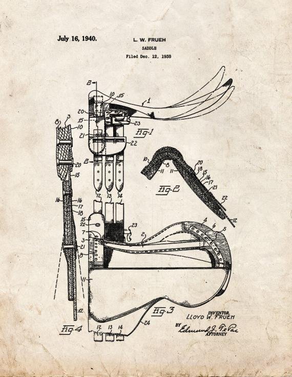 Patent Blueprint 2069 1 12 A4 Photo Print