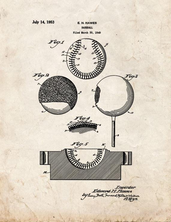 Patent Blueprint 2079 1 12 A4 Photo Print