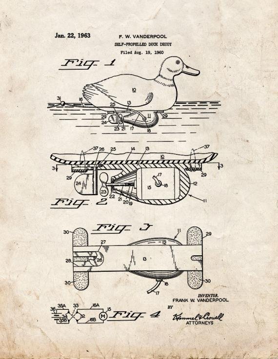 Patent Blueprint 2082 1 12 A4 Photo Print