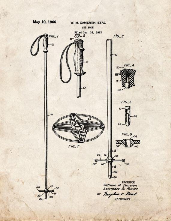 Patent Blueprint 2087 1 12 A4 Photo Print