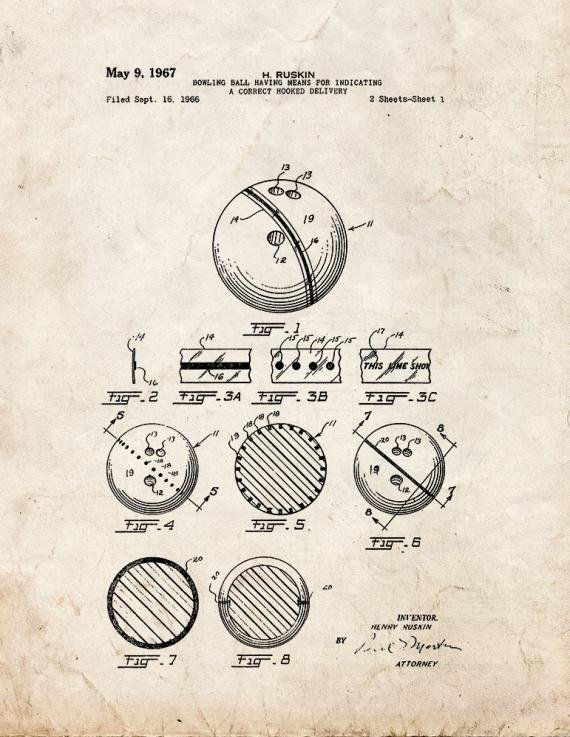Patent Blueprint 2088 1 12 A4 Photo Print