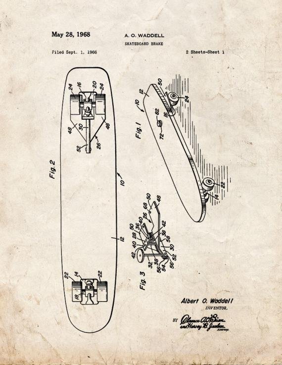 Patent Blueprint 2090 1 12 A4 Photo Print