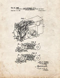 Patent Blueprint 2092 1 12 A4 Photo Print