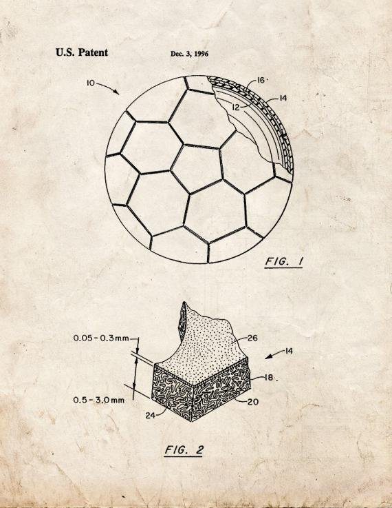 Patent Blueprint 2097 2 12 A4 Photo Print