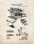 Patent Blueprint 2098 1 12 A4 Photo Print