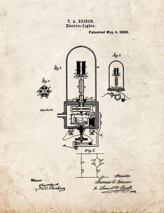 Patent Blueprint 2101 1 12 A4 Photo Print