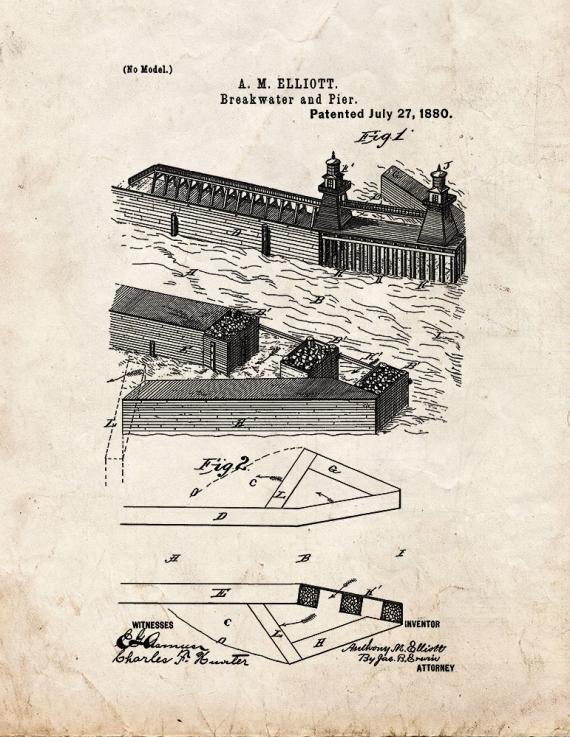Patent Blueprint 2102 1 12 A4 Photo Print