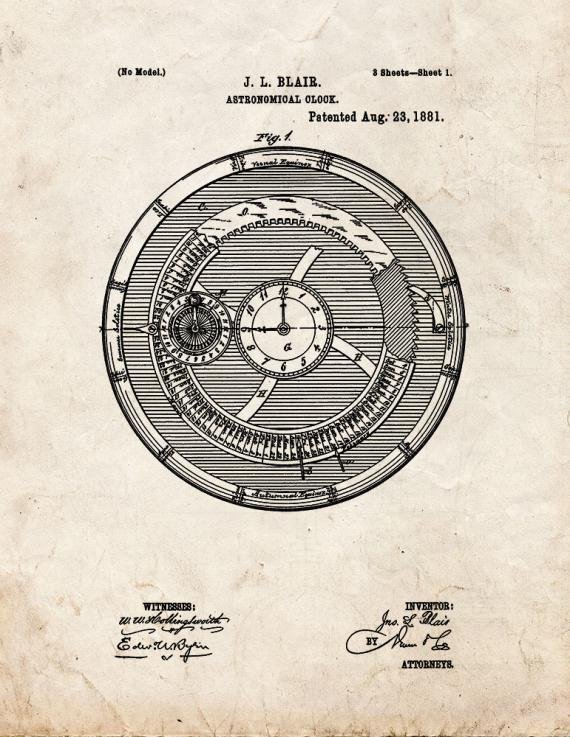 Patent Blueprint 2106 1 12 A4 Photo Print