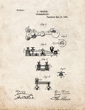 Patent Blueprint 2107 1 12 A4 Photo Print