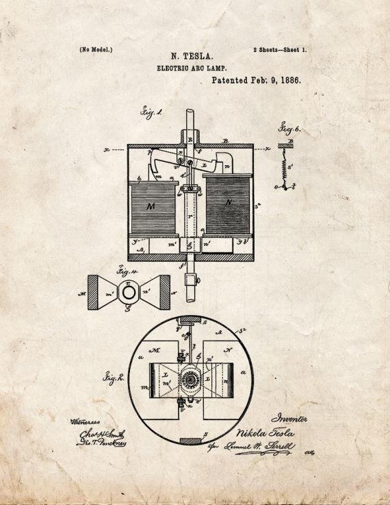 Patent Blueprint 2109 1 12 A4 Photo Print