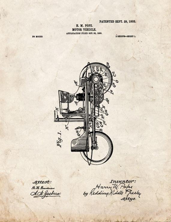 Patent Blueprint 211 1 12 A4 Photo Print