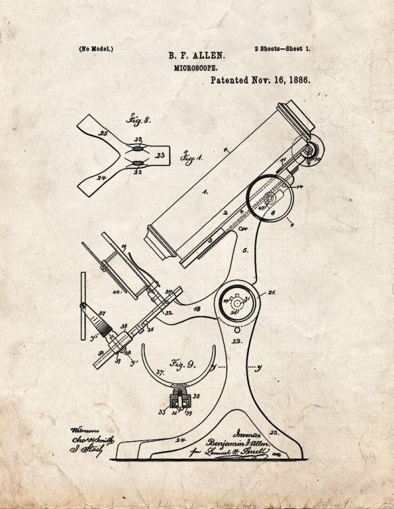 Patent Blueprint 2111 1 12 A4 Photo Print