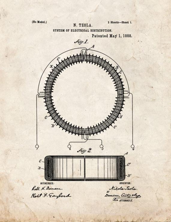 Patent Blueprint 2113 1 12 A4 Photo Print