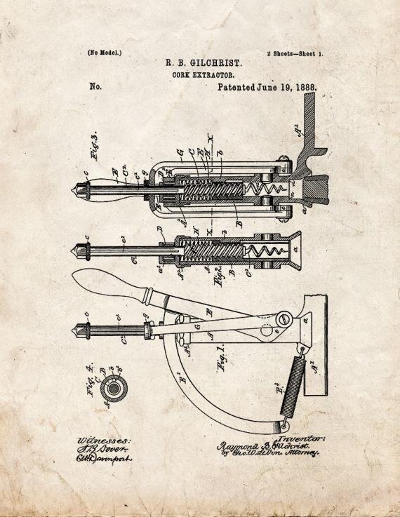 Patent Blueprint 2114 1 12 A4 Photo Print
