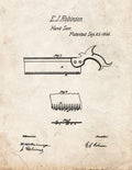 Patent Blueprint 2123 1 12 A4 Photo Print