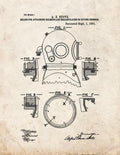 Patent Blueprint 2124 1 12 A4 Photo Print
