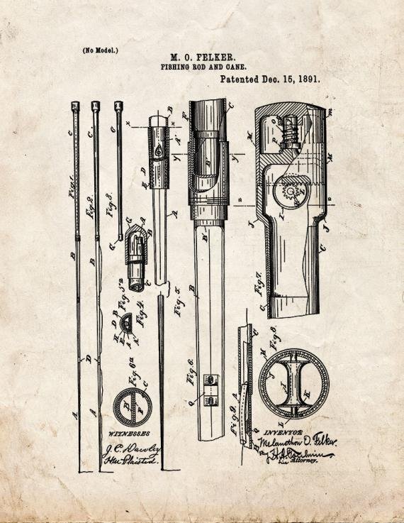 Patent Blueprint 2126 1 12 A4 Photo Print