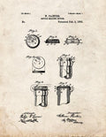 Patent Blueprint 2127 1 12 A4 Photo Print