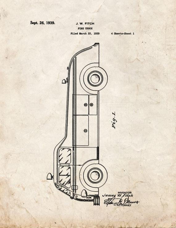 Patent Blueprint 2131 1 12 A4 Photo Print