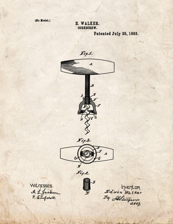 Patent Blueprint 2141 1 12 A4 Photo Print