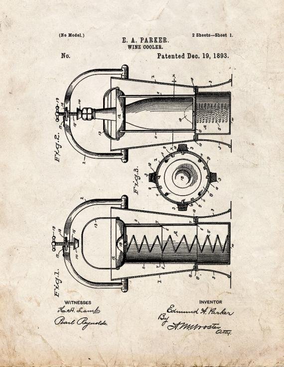 Patent Blueprint 2142 1 12 A4 Photo Print