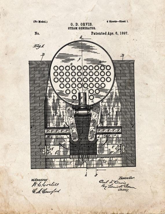 Patent Blueprint 2149 1 12 A4 Photo Print