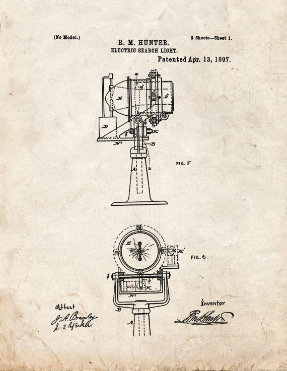 Patent Blueprint 2150 1 12 A4 Photo Print