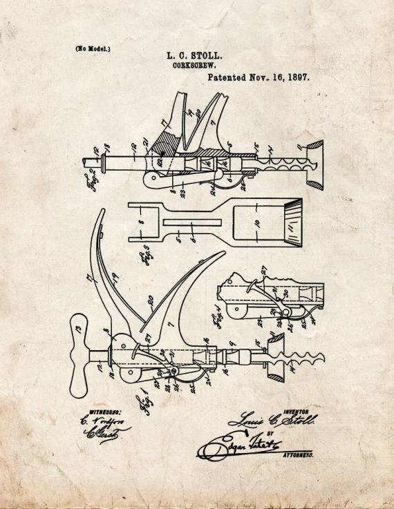 Patent Blueprint 2151 1 12 A4 Photo Print
