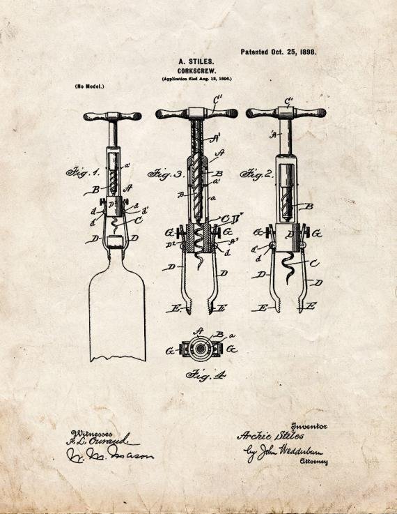 Patent Blueprint 2153 1 12 A4 Photo Print