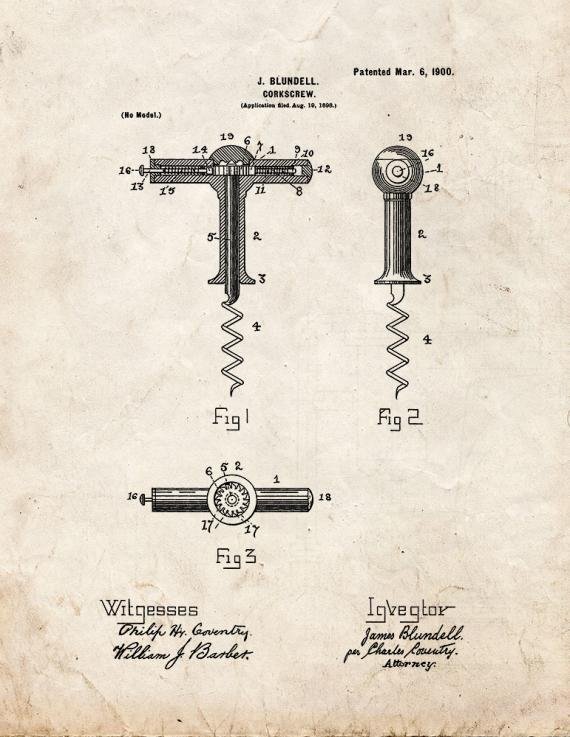 Patent Blueprint 2157 1 12 A4 Photo Print