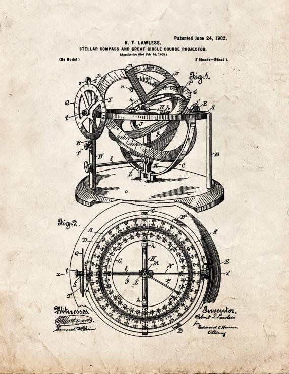 Patent Blueprint 2162 1 12 A4 Photo Print