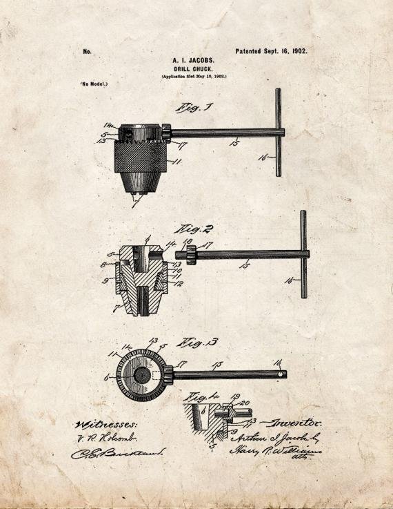 Patent Blueprint 2163 1 12 A4 Photo Print