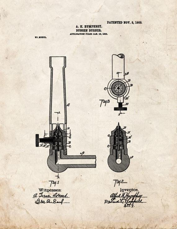 Patent Blueprint 2168 1 12 A4 Photo Print
