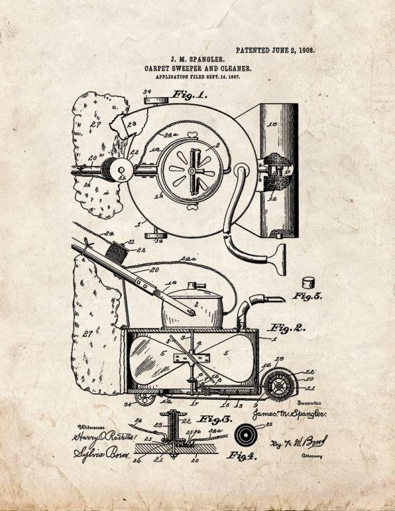 Patent Blueprint 2174 1 12 A4 Photo Print