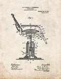 Patent Blueprint 2176 1 12 A4 Photo Print