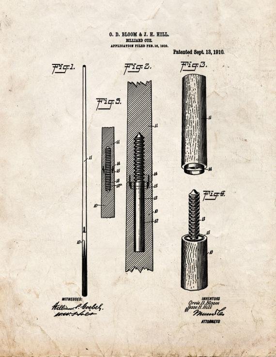 Patent Blueprint 2177 1 12 A4 Photo Print