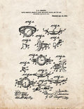 Patent Blueprint 2184 1 12 A4 Photo Print