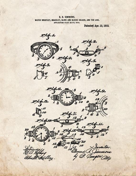 Patent Blueprint 2184 1 12 A4 Photo Print