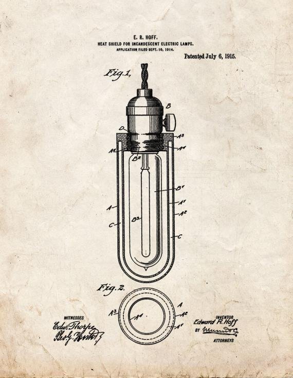 Patent Blueprint 2186 1 12 A4 Photo Print