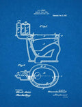 Patent Blueprint 2189 1 12 80 paper blu A4 Photo Print