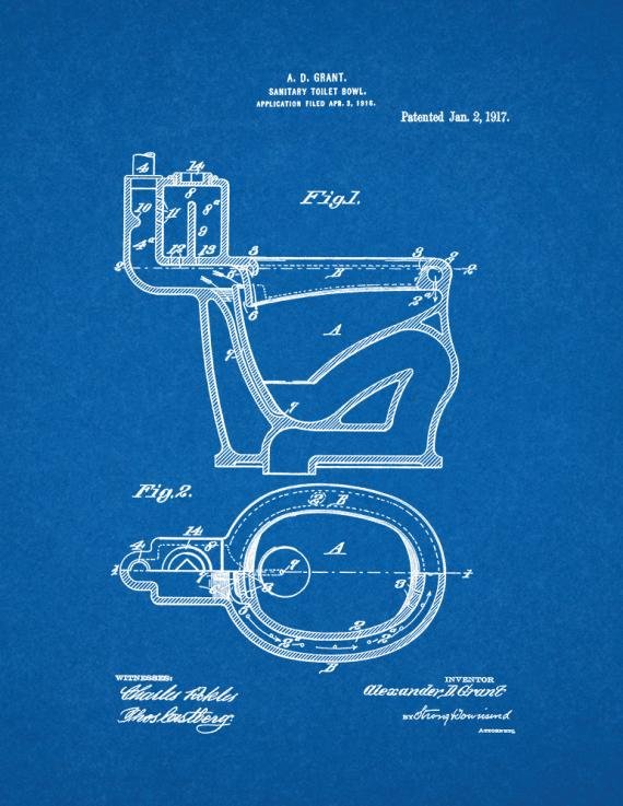 Patent Blueprint 2189 1 12 80 paper blu A4 Photo Print