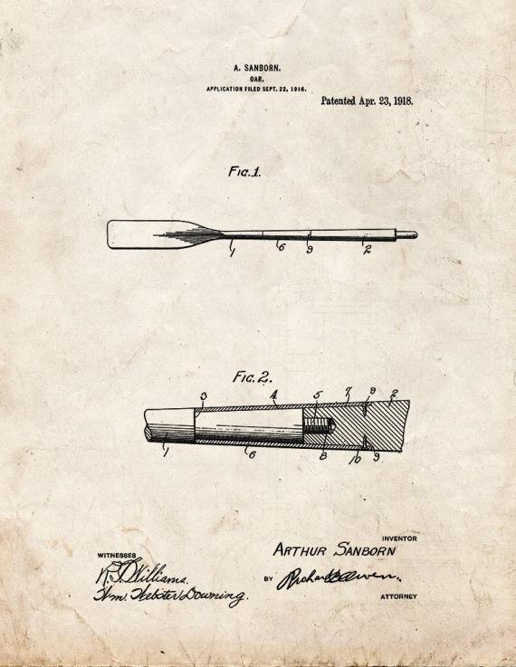 Patent Blueprint 2191 1 12 A4 Photo Print
