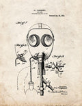 Patent Blueprint 2192 1 12 A4 Photo Print
