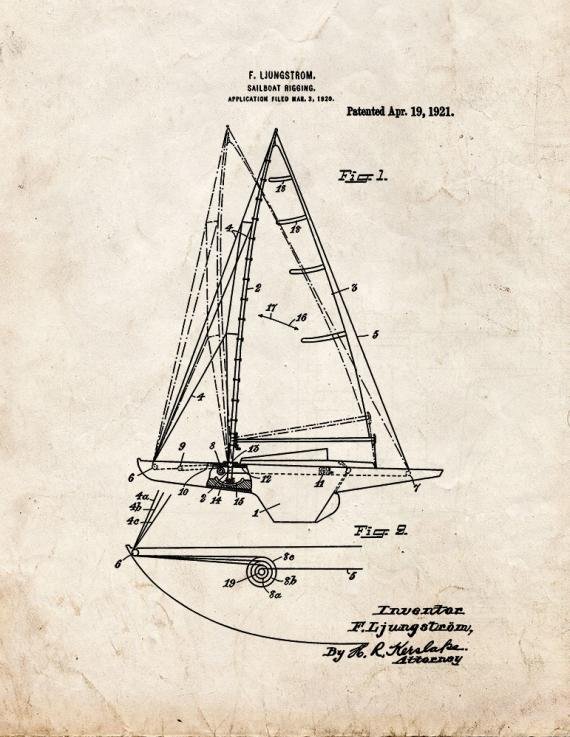 Patent Blueprint 2193 1 12 A4 Photo Print